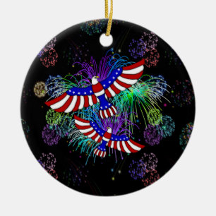 Eagle Fireworks Keramisch Ornament