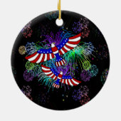 Eagle Fireworks Keramisch Ornament (Achterkant)