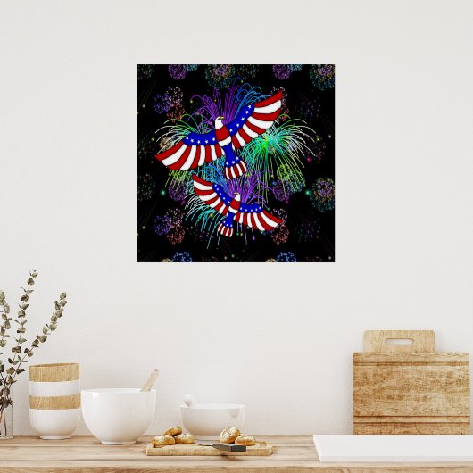 Eagle Fireworks Poster (Keuken)