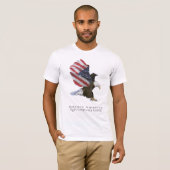 Eagle Flag Fight Corporate Greed T-shirt (Voorkant volledig)