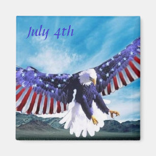 Eagle Flag Magnet