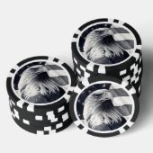 Eagle & Flag Poker Chips (Opstapeling)