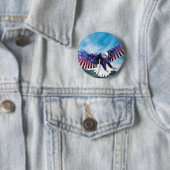 Eagle Flag Ronde Button 5,7 Cm (In situ)