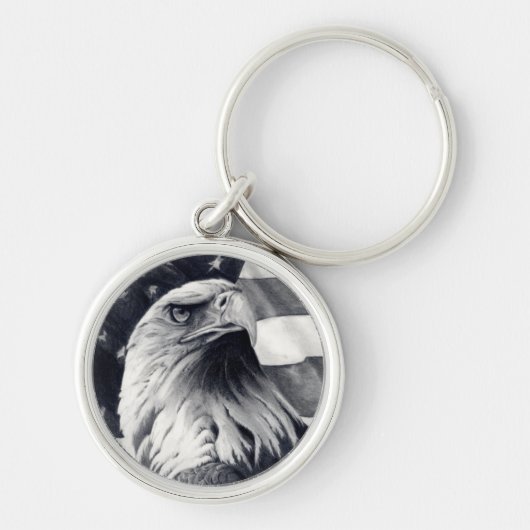 Eagle & Flag Sleutelhanger (Voorkant)