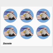 Eagle flag sticker (Vel)