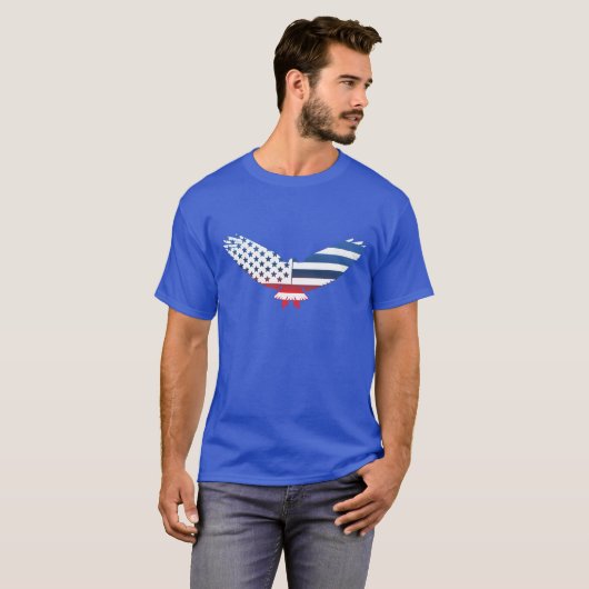 Eagle Flag T-shirt (Voorkant volledig)