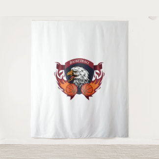 Eagle Flame Basketbal Crest Wandkleed
