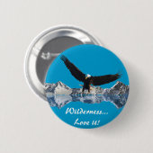 EAGLE FLIGHT COLLECTIE RONDE BUTTON 5,7 CM (Voorkant /achterkant)