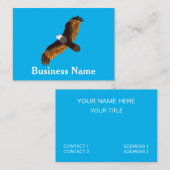 Eagle Flying Bald Eagle Visitekaartje (Voorkant / Achterkant)