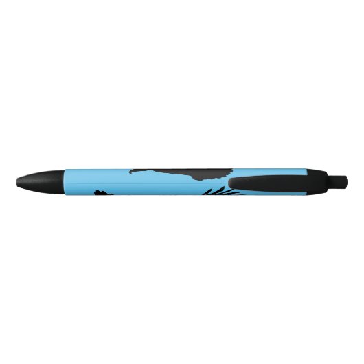 Eagle Flying Blue Pen - Uw kleuren (Achterkant)