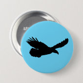 Eagle Flying Button - Aangepaste kleur (Voorkant /achterkant)
