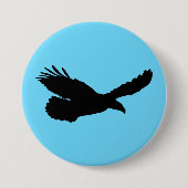 Eagle Flying Button - Aangepaste kleur (Voorkant)