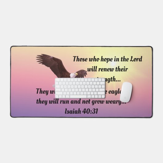 Eagle Flying Desk Mat (Keyboard & Muis)