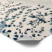 Eagle Flying In Snow beroemd gemaakt door Ohara Ko Poster (Hoek)