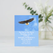 Eagle Flying Kaart (Staand voorkant)