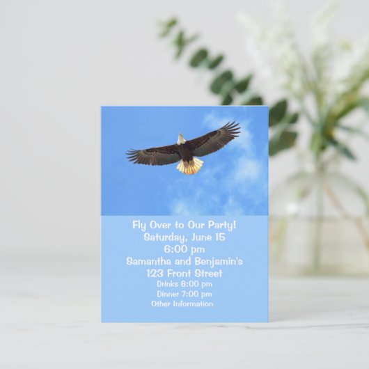 Eagle Flying Kaart (Staand voorkant)