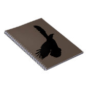 Eagle Flying Notitieboek - Uw kleur - Tekst (Rechterzijde)