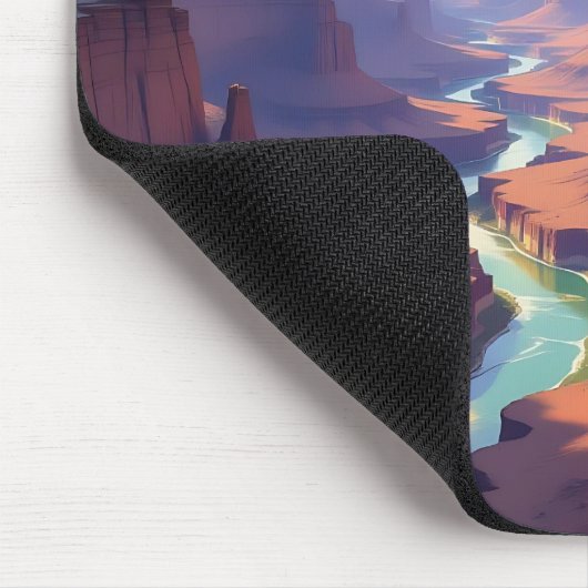 Eagle Flying over a Canyon Muismat (Hoek)