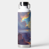 Eagle Flying over a Canyon Waterfles (Voorkant)