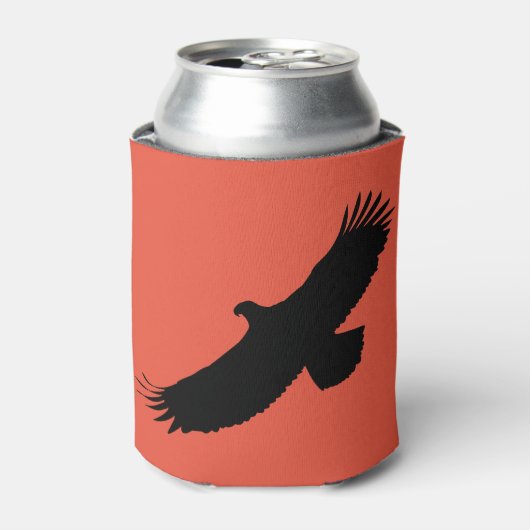 Eagle Flying Red Koelbox - Uw kleuren - Tekst Blikjeskoeler (Blikje Voorkant)