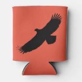 Eagle Flying Red Koelbox - Uw kleuren - Tekst Blikjeskoeler (Voorkant)