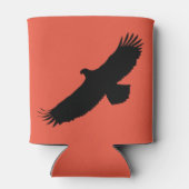 Eagle Flying Red Koelbox - Uw kleuren - Tekst Blikjeskoeler (Achterkant)