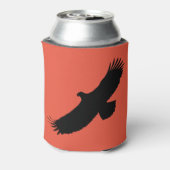 Eagle Flying Red Koelbox - Uw kleuren - Tekst Blikjeskoeler (Blikje Achterkant)