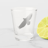 Eagle Flying Shot Glass Glas (Achterkant)