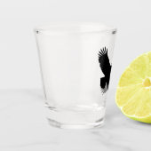 Eagle Flying Shot Glass Glas (Links)