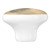 Eagle Flying Silhouette on Moon Drawer Pull Knop (Zijkant)