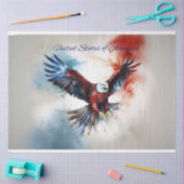 Eagle Flying Verenigde Staten van Amerika Decoupag Tissuepapier (Craft)