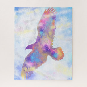 Eagle Flying - Waterverf Art Collectie Legpuzzel