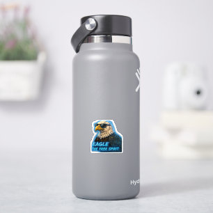 Eagle Free Spirit – Dappere Wilde Geest Anima Sticker