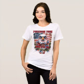 Eagle Freedom Tour Born To Be Free Tri-Blend Shirt (Voorkant volledig)
