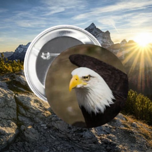 Eagle Gaze Button - Steady. Sharp. Vrij.