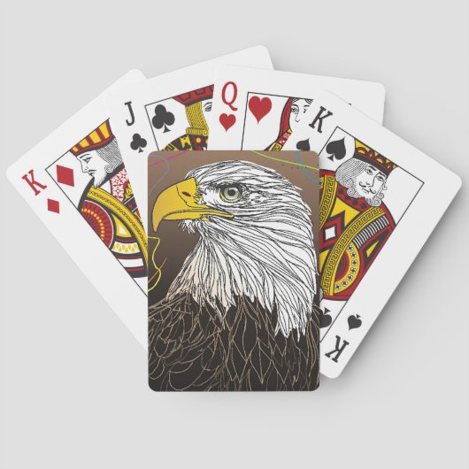 Eagle-geest Pokerkaarten (Achterkant)