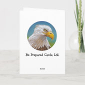 Eagle Gefeliciteerd Kaart (Achterkant)