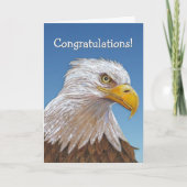 Eagle Gefeliciteerd Kaart (Voorkant)