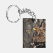 Eagle - Gefeliciteerd -  - Keepslag Sleutelhanger (Voorkant Links)