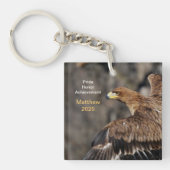 Eagle - Gefeliciteerd -  - Keepslag Sleutelhanger (Voorkant)