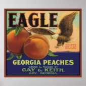 Eagle Georgia Peaches Poster (Voorkant)