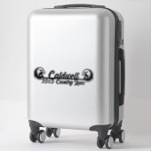 Eagle gepersonaliseerde mailbox adres Sticker (Koffer)