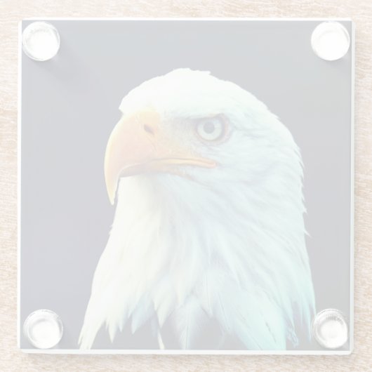 Eagle Glazen Onderzetter (Achterkant)