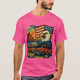 Eagle Glory  T-shirt - Patriottische Amerikaanse v