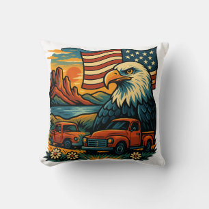 Eagle Glory  T-shirt - Patriottische Amerikaanse v Kussen
