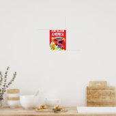 Eagle God Bless America Poster (Keuken)
