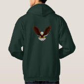 Eagle graphics Mannen Hoodie (Achterkant)