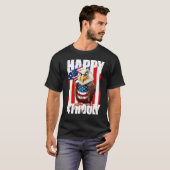 Eagle Happy 4th Of July Patriotic American 1 T-shirt (Voorkant volledig)