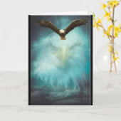 Eagle Happy Birthday Son Kaart (Gele Bloem)