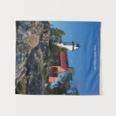 Eagle Harbor Lighthouse tapestry Wandkleed (Voorkant (horizontaal))